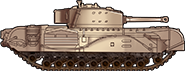 Sideview of Churchill Mk.VII